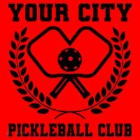 Custom Pickleball Team Personalize City Name Santa Hat thumb 1