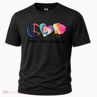 Cute Pickleball Tie Dye Peace Love Pickleball Lovers Gift Ideas Cooling Performance Crew T-Shirt thumb 0