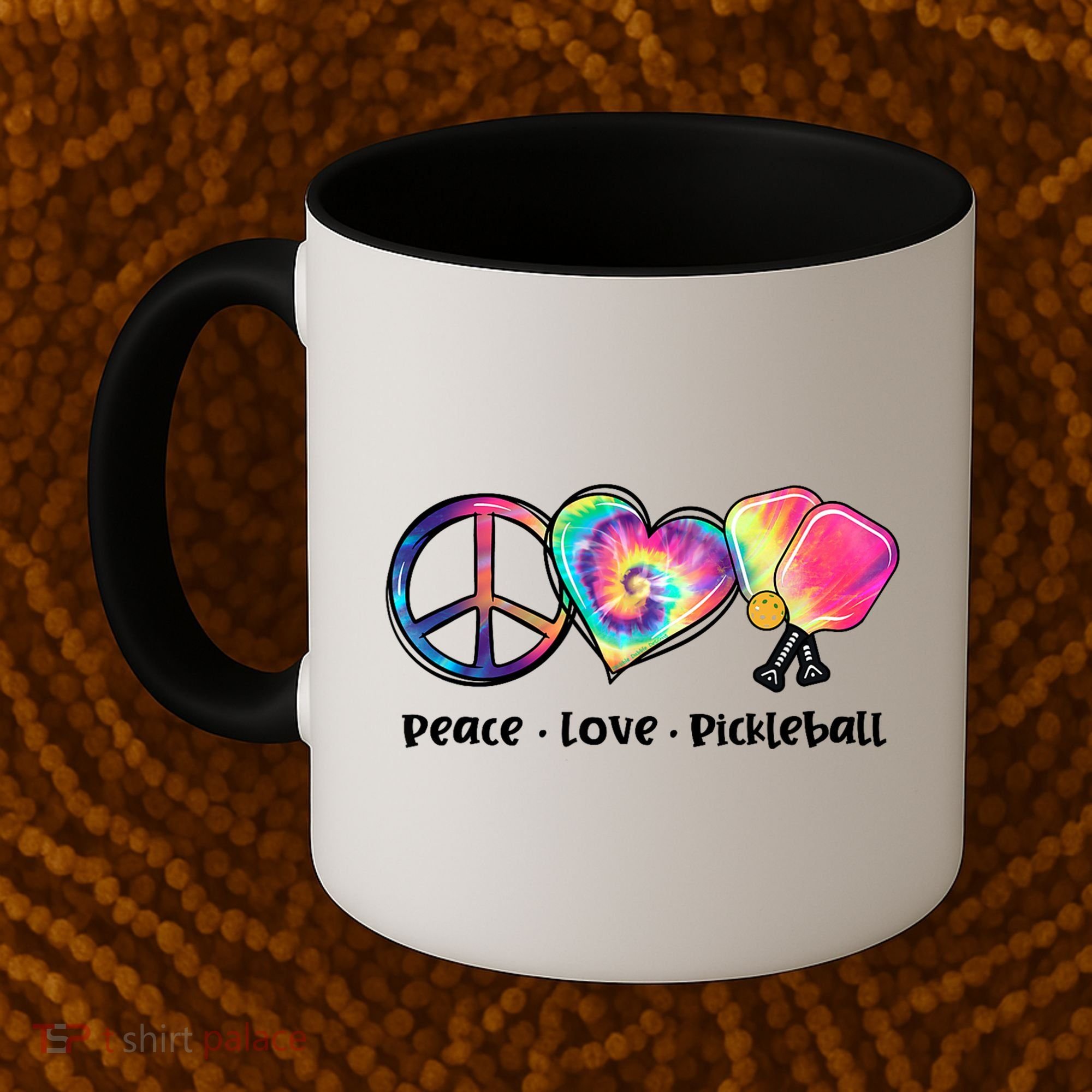Cute Pickleball Tie Dye Peace Love Pickleball Lovers Gift Ideas Coffee Mug