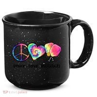 Cute Pickleball Tie Dye Peace Love Pickleball Lovers Gift Ideas 15oz Campfire Ceramic Mug thumb 0
