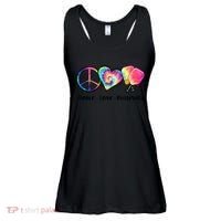 Cute Pickleball Tie Dye Peace Love Pickleball Lovers Gift Ideas Ladies Essential Flowy Tank thumb 0