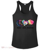 Cute Pickleball Tie Dye Peace Love Pickleball Lovers Gift Ideas Ladies PosiCharge Competitor Racerback Tank thumb 0