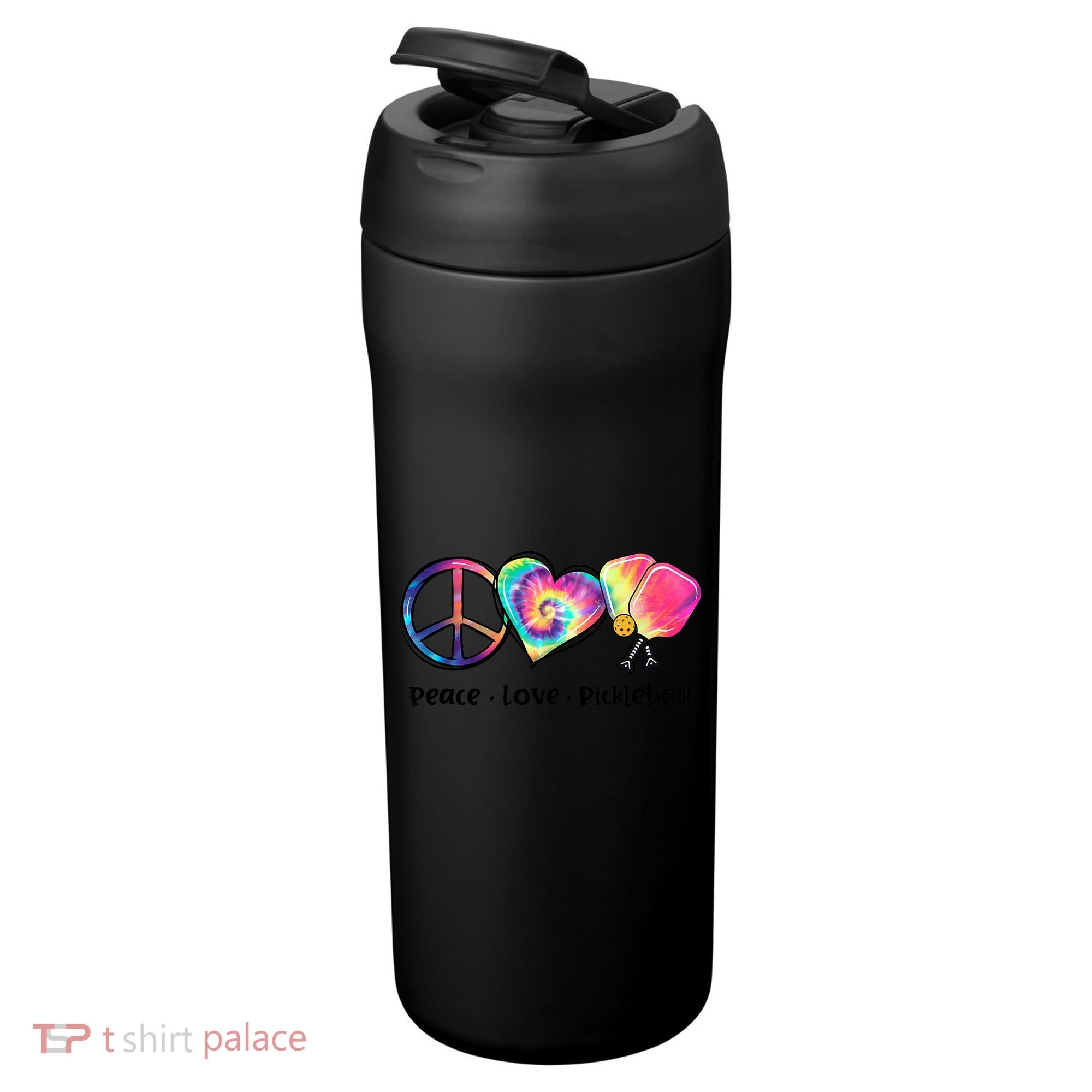 Cute Pickleball Tie Dye Peace Love Pickleball Lovers Gift Ideas 24oz Duet Stainless Steel Tumbler