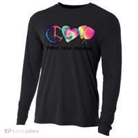 Cute Pickleball Tie Dye Peace Love Pickleball Lovers Gift Ideas Cooling Performance Long Sleeve Crew thumb 0