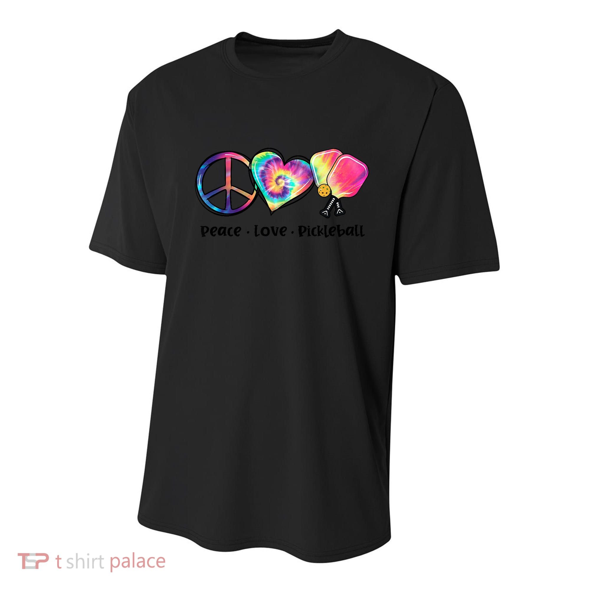 Cute Pickleball Tie Dye Peace Love Pickleball Lovers Gift Ideas Youth Performance Sprint T-Shirt