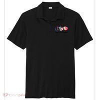 Cute Pickleball Tie Dye Peace Love Pickleball Lovers Gift Ideas Sport-Tek Posi-UV Pro Polo thumb 0