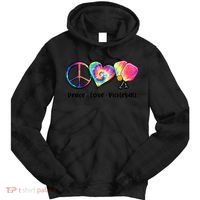Cute Pickleball Tie Dye Peace Love Pickleball Lovers Gift Ideas Tie Dye Hoodie thumb 0