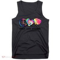 Cute Pickleball Tie Dye Peace Love Pickleball Lovers Gift Ideas Tank Top thumb 0