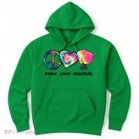 Cute Pickleball Tie Dye Peace Love Pickleball Lovers Gift Ideas Hoodie thumb 0