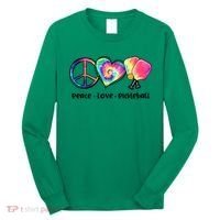 Cute Pickleball Tie Dye Peace Love Pickleball Lovers Gift Ideas Long Sleeve Shirt thumb 0