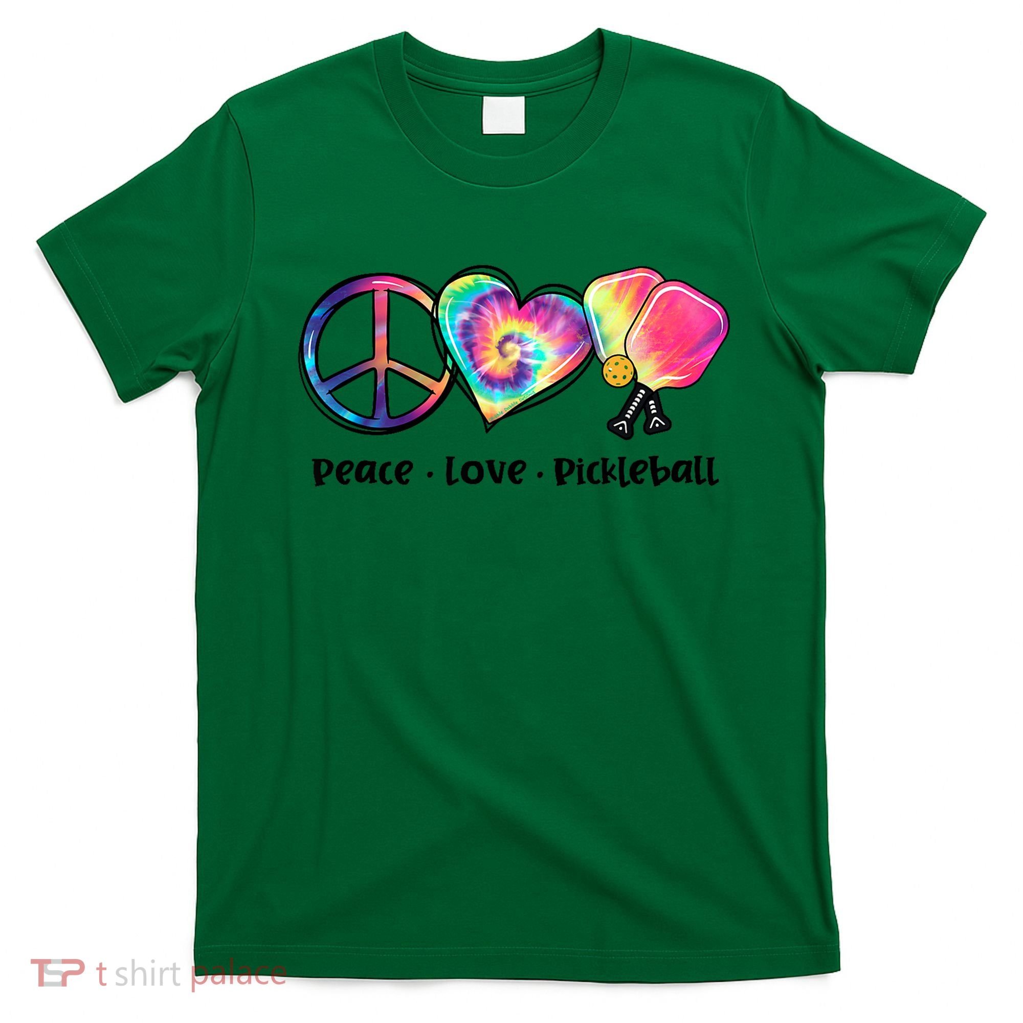 Cute Pickleball Tie Dye Peace Love Pickleball Lovers Gift Ideas T-Shirt