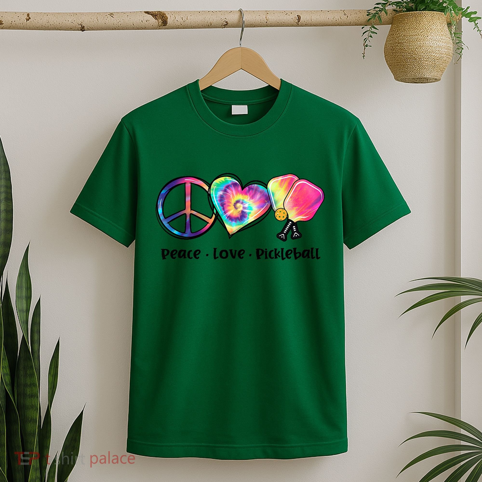 Cute Pickleball Tie Dye Peace Love Pickleball Lovers Gift Ideas T-Shirt