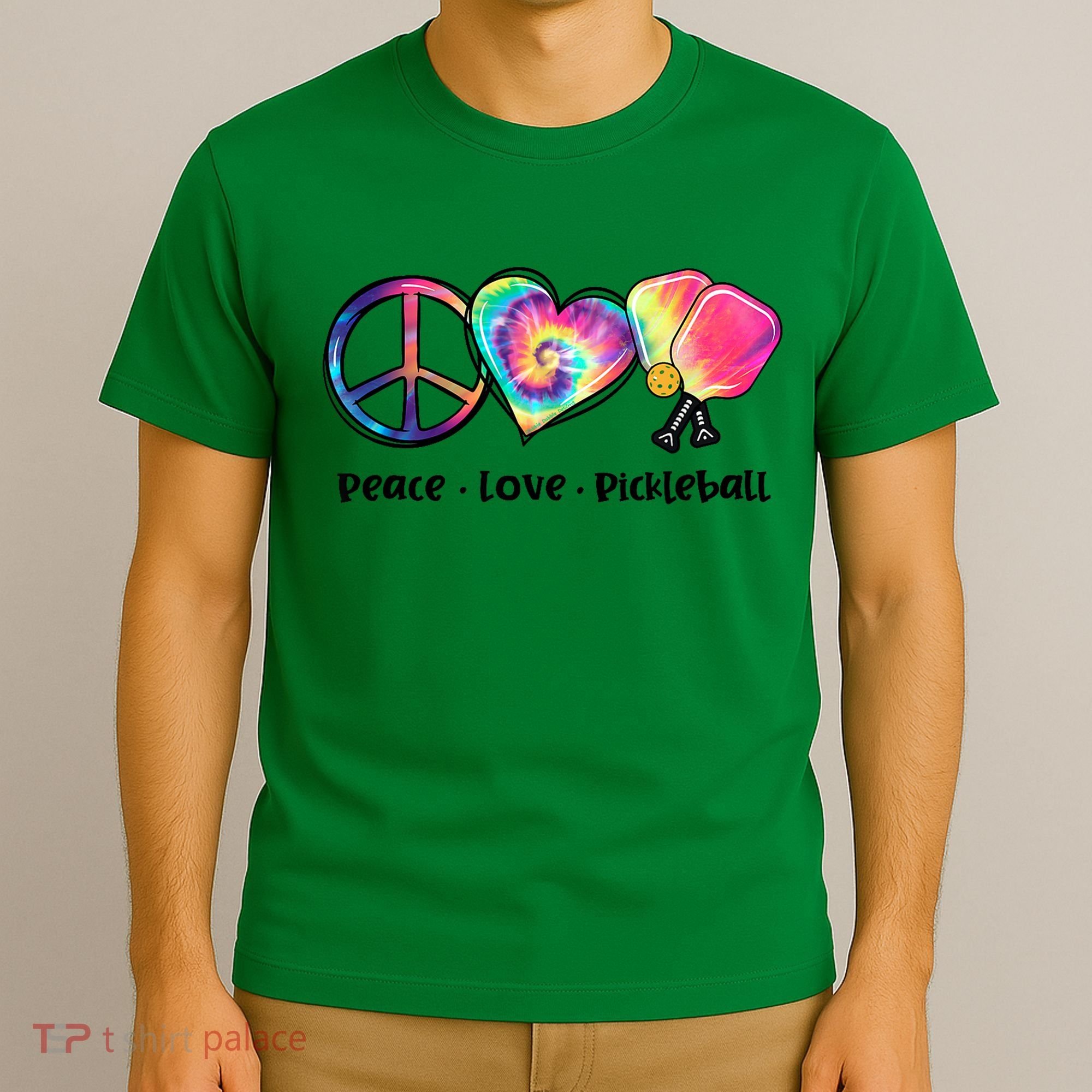 Cute Pickleball Tie Dye Peace Love Pickleball Lovers Gift Ideas T-Shirt