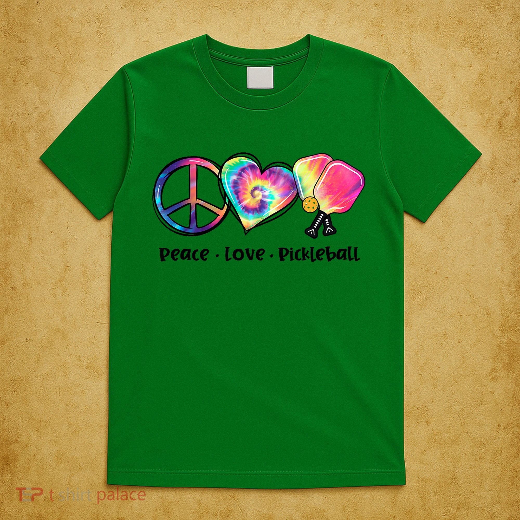 Cute Pickleball Tie Dye Peace Love Pickleball Lovers Gift Ideas T-Shirt