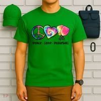 Cute Pickleball Tie Dye Peace Love Pickleball Lovers Gift Ideas T-Shirt thumb 6