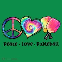 Cute Pickleball Tie Dye Peace Love Pickleball Lovers Gift Ideas Long Sleeve Pajama Set thumb 2