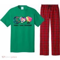 Cute Pickleball Tie Dye Peace Love Pickleball Lovers Gift Ideas Pajama Set thumb 0
