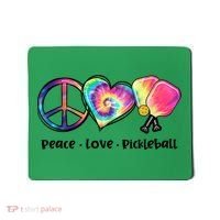 Cute Pickleball Tie Dye Peace Love Pickleball Lovers Gift Ideas Mousepad thumb 0