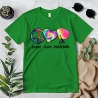 Cute Pickleball Tie Dye Peace Love Pickleball Lovers Gift Ideas Premium T-Shirt thumb 2