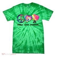 Cute Pickleball Tie Dye Peace Love Pickleball Lovers Gift Ideas Tie-Dye T-Shirt thumb 0