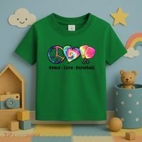 Cute Pickleball Tie Dye Peace Love Pickleball Lovers Gift Ideas Toddler T-Shirt thumb 3