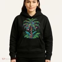 Christmas Palm Tree Merry Christmas Tropical Christmas Hoodie thumb 5