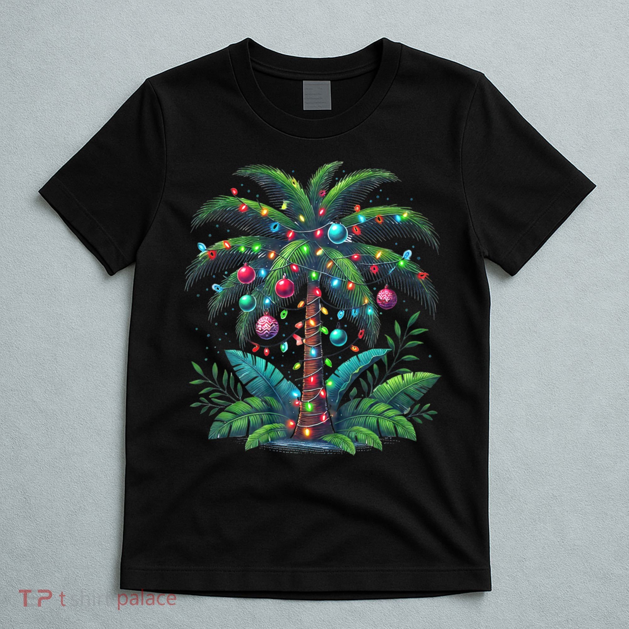 Christmas Palm Tree Merry Christmas Tropical Christmas T-Shirt