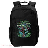 Christmas Palm Tree Merry Christmas Tropical Christmas Backpack thumb 0