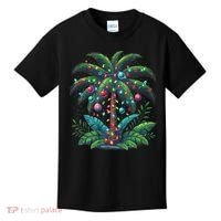 Christmas Palm Tree Merry Christmas Tropical Christmas Kids T-Shirt thumb 0
