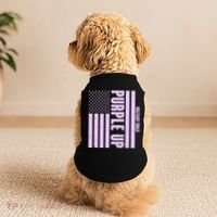 Cool Purple USA American Flag Doggie Tank thumb 2