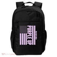 Cool Purple USA American Flag Backpack thumb 0