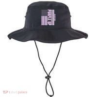 Cool Purple USA American Flag Bucket Hat thumb 0
