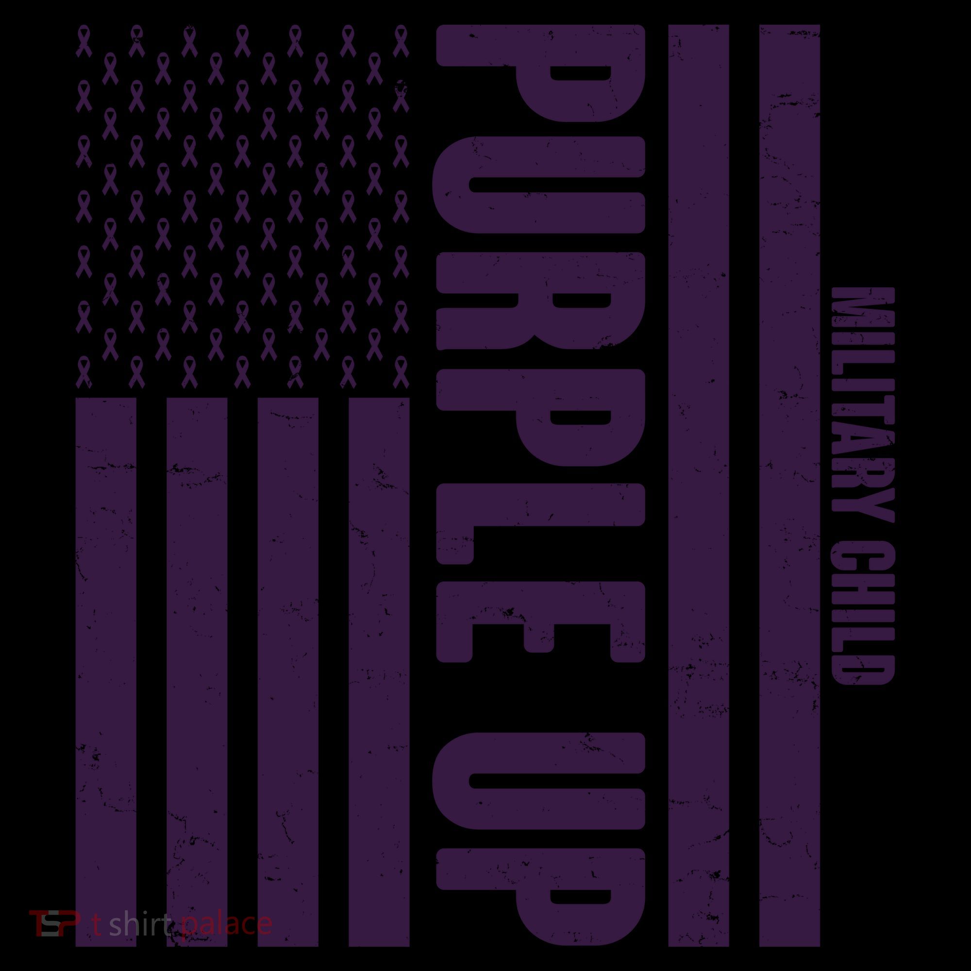 Cool Purple USA American Flag Coffee Mug