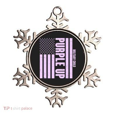 Cool Purple USA American Flag Ornament