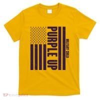 Cool Purple USA American Flag T-Shirt thumb 0