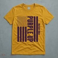 Cool Purple USA American Flag T-Shirt thumb 5