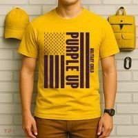 Cool Purple USA American Flag T-Shirt thumb 6