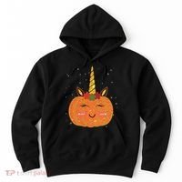 Cute Pumpkin Unicorn Halloween Hoodie thumb 0