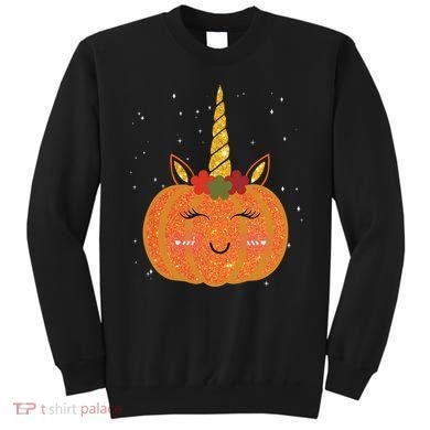 Cute Pumpkin Unicorn Halloween Sweatshirt