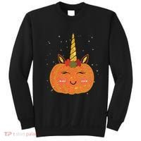 Cute Pumpkin Unicorn Halloween Sweatshirt thumb 0
