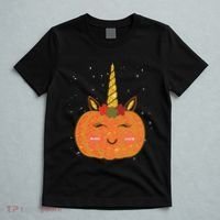 Cute Pumpkin Unicorn Halloween T-Shirt thumb 5