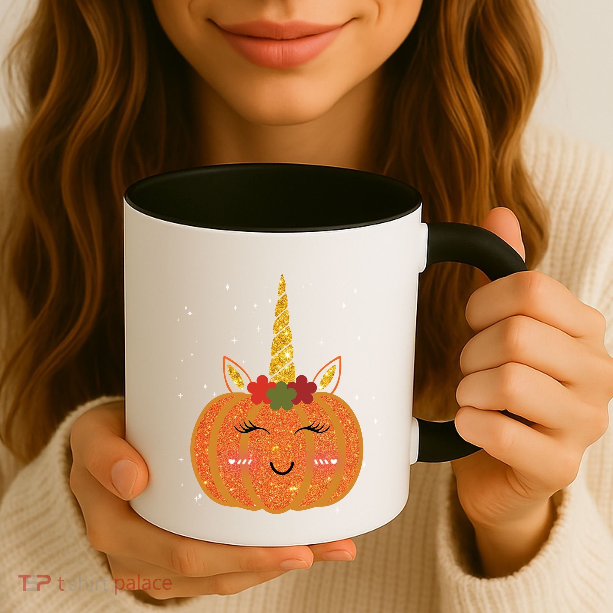 Cute Pumpkin Unicorn Halloween Coffee Mug