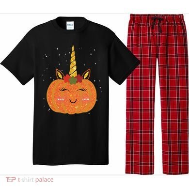 Cute Pumpkin Unicorn Halloween Pajama Set