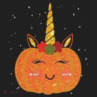 Cute Pumpkin Unicorn Halloween Tumbler thumb 3