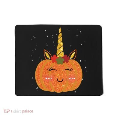 Cute Pumpkin Unicorn Halloween Mousepad