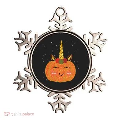 Cute Pumpkin Unicorn Halloween Ornament