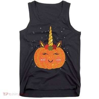 Cute Pumpkin Unicorn Halloween Tank Top