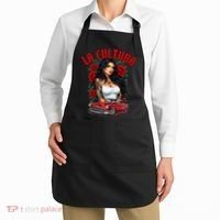 Chola Pin Up Chicano Mexican Latina Car Show Cinco De Mayo Apron thumb 2