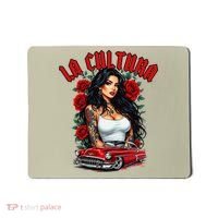 Chola Pin Up Chicano Mexican Latina Car Show Cinco De Mayo Mousepad thumb 0