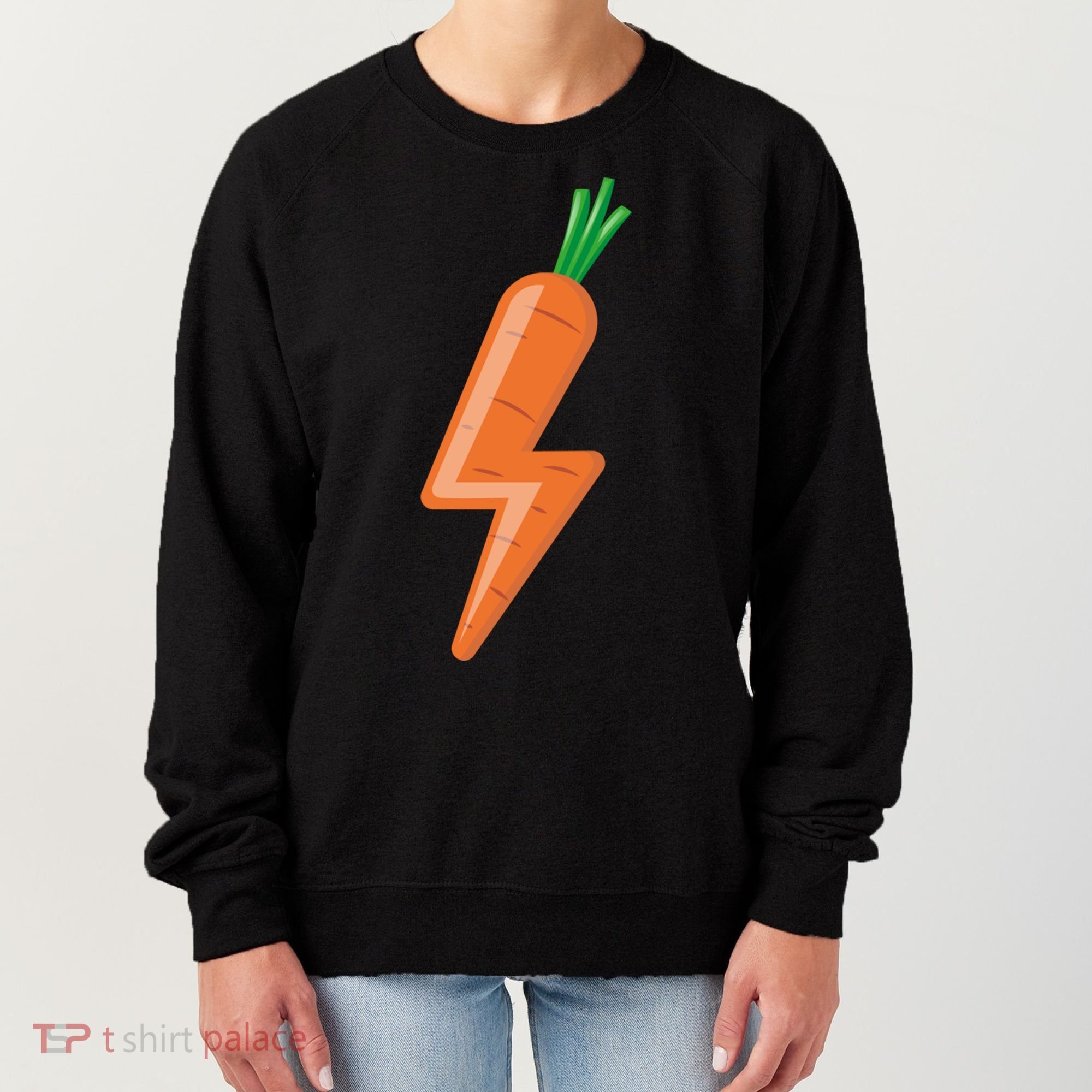 Carrot Power Vegan Cute I Love Veggies Gift Great Gift Women's Sweatshirt